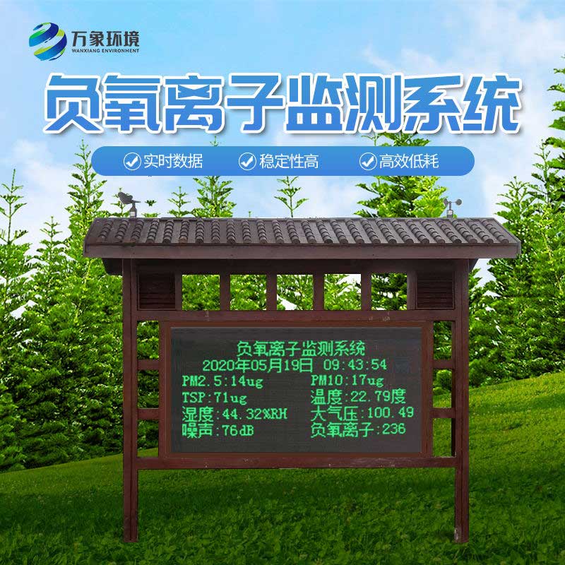 負氧離子監測系統對于環境的幫助有什么？